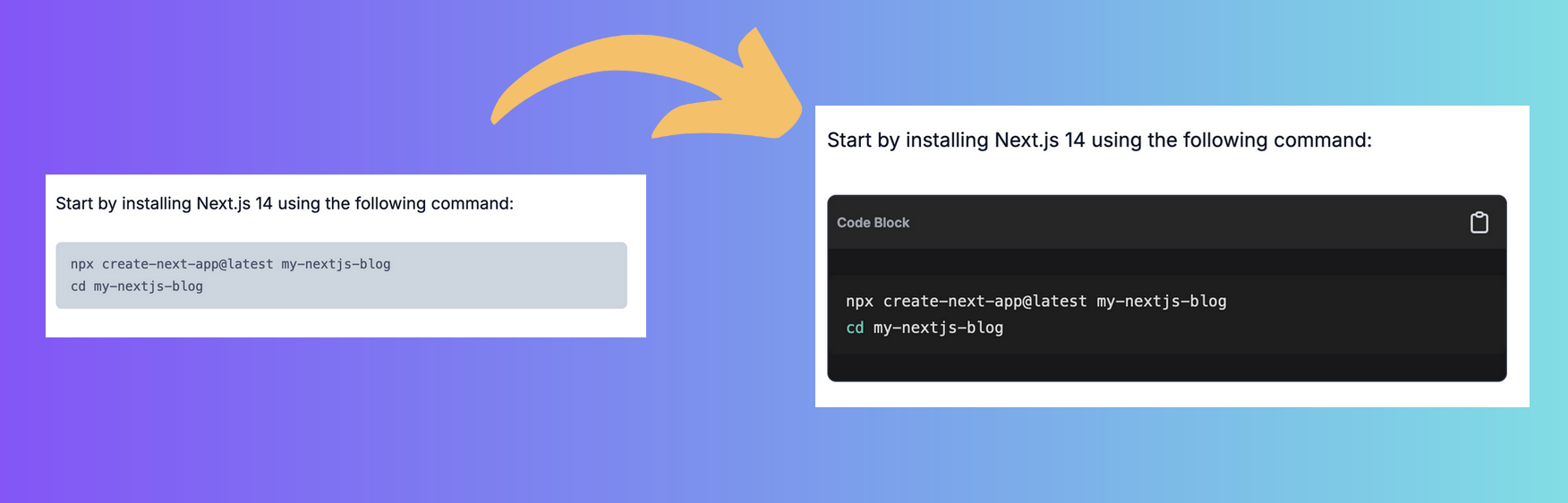 NextJS MDX Code Block
